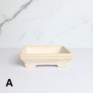 The Leaferie Bonsai Pot (Series 47) . Plant pot . Zisha Flowerpot Purple Sand Planter. Flower pots