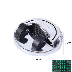 ป้ายทะเบียนที่จอดรถแบบ2อิน1ที่วางโทรศัพท์ ° คอนโซลกลางรถยนต์ใช้งานหลากหลายแบบหมุนได้ขาตั้งโทรศัพท์ป้ายทะเบียน