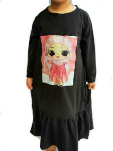 Baju muslim anak perempuan 1-10 tahun Gamis muslim najwa