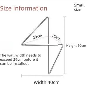 FFBH Metal Coat Racks Modern Minimalist Wall Mounted Clothes Racks Luxury Household Clothes Organizer Shelves Interior Furniture Z1H5K