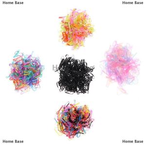 [COD] Home Base 1000PCS Disposable Rubber Bands Elastic Hair Ties Rings Band Kids Girl Ponytails