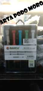 Obeng Set 5in1 Obeng Handphone kaisi K-3106 OBENG HP 3106 screw pembuka baut T4 T5 T6 +1.5mm 0.8mm all tipe
