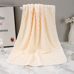 ผ้าเช็ดตัว แห้งเร็ว ขนาด 140x70 CM ขนแกะปะการัง น้ำหนักเบาในการพกพา MJ22