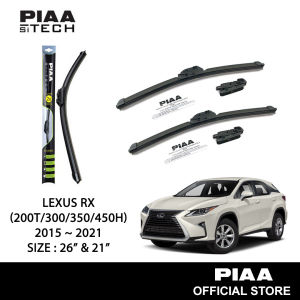 PIAA Si-Tech Silicone Wiper For Lexus RX 2015 ~ 2021 (26" & 21")