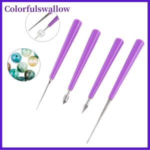 Colorfulswallow Kim cương kim tập tin beading lỗ enlarger công cụ thủy tinh ngọc trai Hạt trang sức công cụ