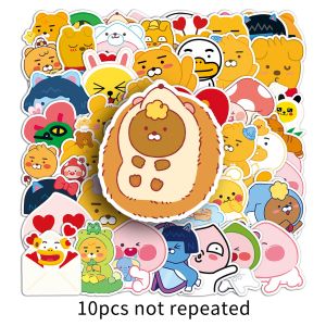 50pcs Kakaofriends Sticker Cute Cartoon Character Emoticon Pack Graffiti DIY Decoration Stationery Box Toys Children Girls Sticker