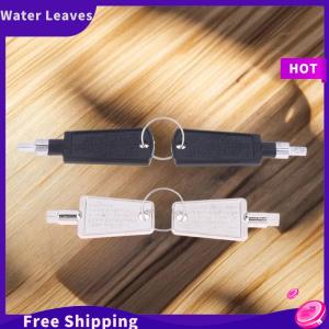 Water Leaves กุญแจล็อคประตูตู้เย็นตู้แช่แข็ง2ชิ้นกุญแจรูปห้าเหลี่ยมสำหรับ Haier