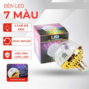 Đèn Sân Khấu Mini LED Xoay Màu Rực Rỡ – Trang Trí Tiệc Tùng Sự Kiện Sinh Nhật