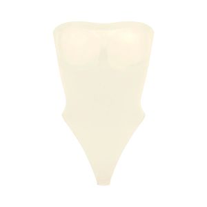 [Hottie Diary] Womens Removable Strap Bodysuit - Thong Shapewear - Off-Shoulder Top Bodysuit - Removable Shoulder Strap Shapewear - Black Brown Beige 2025 New Style - Fashionable and Versatile