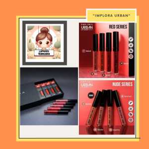 LIPTIN IMPLORA URBAN MATTE LIPCREAM BPOM NEW MURAH / LIPTIN MURAH BANGET