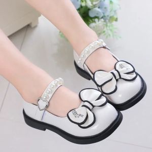 Flat shoes sepatu anak sekolah docmart mutiara lucu sepatu terbaru 2025 untuk anak usia 1-10