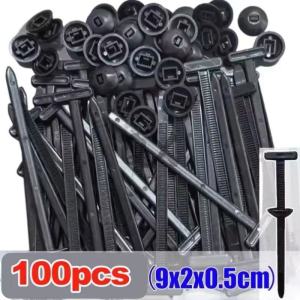 🔥Best Choisc-8🔥20-100pcs เคเบิ้ลไทร์รถยนต์ทนต่อรังสียูวี (หนัก 8") - ไนล่อนซิปผูกมอเตอร์ยาม/บังโคลน ยึดปลอดภัยไม่ต้องเครื่องมือ