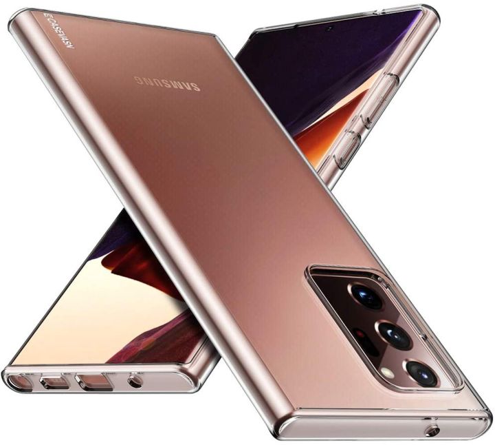For Samsung Galaxy Note 20 Ultra Flexible Soft Rubber Crystal