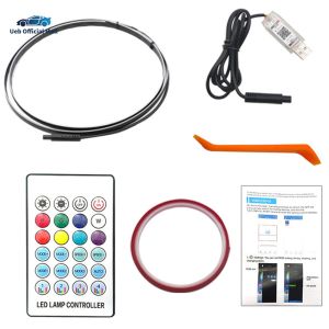 Ueb Official Mall ✪ 110cm Interior Decoration Lamp Strips 64 Color for Car Lighting Accessories