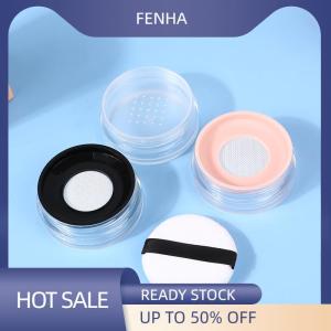 FENHA 20g Empty Air Cushion Puff Box With Powder Sponge Sifter Or Elastic Mesh Portable Makeup Case Container For Loose Powder