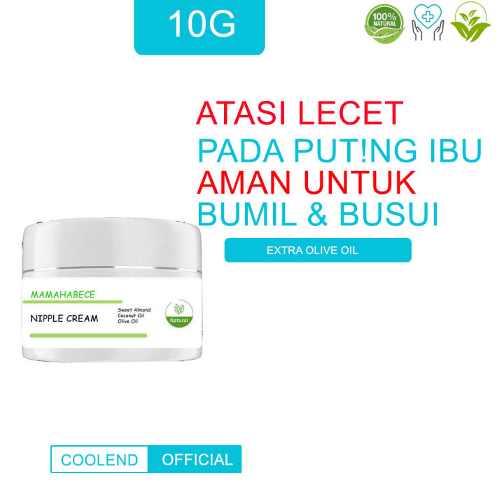 Nipple Cream Puting Lecet Ibu Menyusui Pelindung Putting Ibu Menyusui Niple Cream Nursin Nipple Cream Cream Putting Lecet Mamahabece