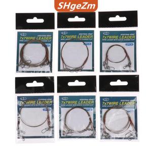 [COD] SHgeZm Dây thép 2 cái bộ dây titan chống cắn với dây câu cá phía trước