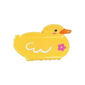 Cartoon Duck Shaped Hair Clip Claw Strong Grip Barrettes Trendy Hair Accesories for Gym Workouts and Casual Outings