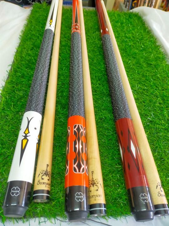 Scorpion Maple And Ashwood Cue Stick With Free Soft Case Tako Ng