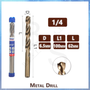 Hss Drill Bit For Metal 1/85/323/165/161/2 Masonry Drill 1pcs Individual Packing