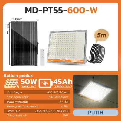 MODI spotlight solar light outdoor lighting 300W 400W 600W Waterproof IP67Solar Powered Light Remote Control lampu solar outdoor waterproof Solar panel garden lampu solar light flood light solar