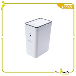 ONE-C958 Tempat Sampah Plastik Serbaguna dengan Klik Otomatis / Tempat Sampah Persegi Dapur Import