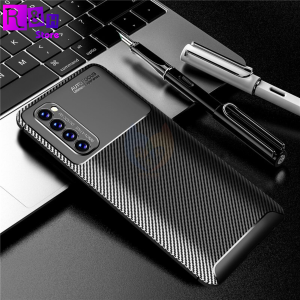 Case Oppo Reno 4 4 Pro 4F Autofocus Synthetic Silicon Fiber Softcase TPU Protective Carbon