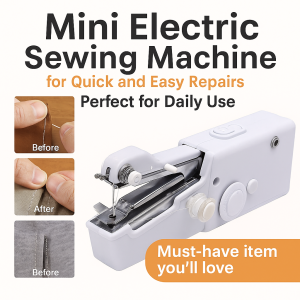 Home Mini Sewing Machine Colorful Electric Handheld Sewing Machine Portable Pocket Sewing Machine