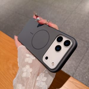 For Magsafe Candy Color Matte Case for iPhone 16 17 Pro Max 17 Air Magnetic Wireless Charging Shockproof Ultra Thin Cover