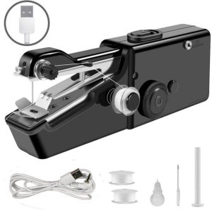 Máy may cầm tay mini sạc USB tiện lợi dành cho làm đồ da may đồ gia đình.