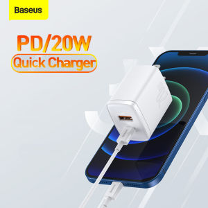 Baseus หัวชาร์จ อะแดปเตอร์ 20W รุ่น Compact Quick Charger U+C