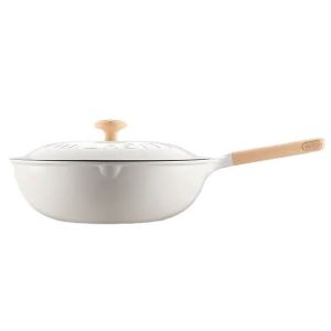 炊大皇钛盾不沾锅 高效聚油 轻松爆炒 Chef DaHuang Titanium Non-Stick Wok – Oil-Concentrating for Effortless Stir-Fry