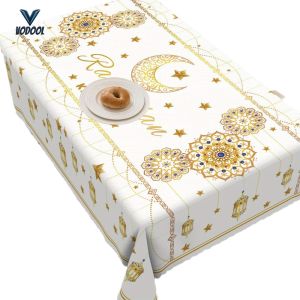 Rectangular Tables Runner Ramadan Dining Tables Mat Washable Reusable [Vodool Center]