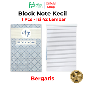 Block Note NCR Kecil AF Catatan Polos Garis Memo Notebook Notepad