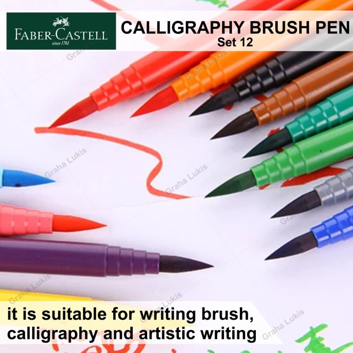 Faber%20Castell%20Calligraphy%20Brush%20Pen%20Set%2012%20-%20Image%204