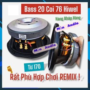 01 Loa Bass Rời 20 HIWELL hàng nhập hãng Bass 2 tấc từ 170 coil 76