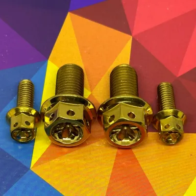 Nmax Aerox V1/V2/V3 Front Caliper bolts and Wire bolts (4pcs)