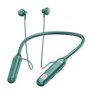 Bluetooth 5.3 Neckband Earphones Gaming LED Display HIFI Headset Sports TWS Earbuds With Mic