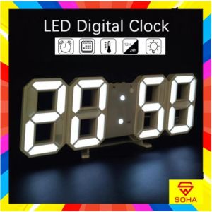 JD-01 Meja Digital Dekorasi Minimalis Lampu LED Light clock Wall Modern dan Unik