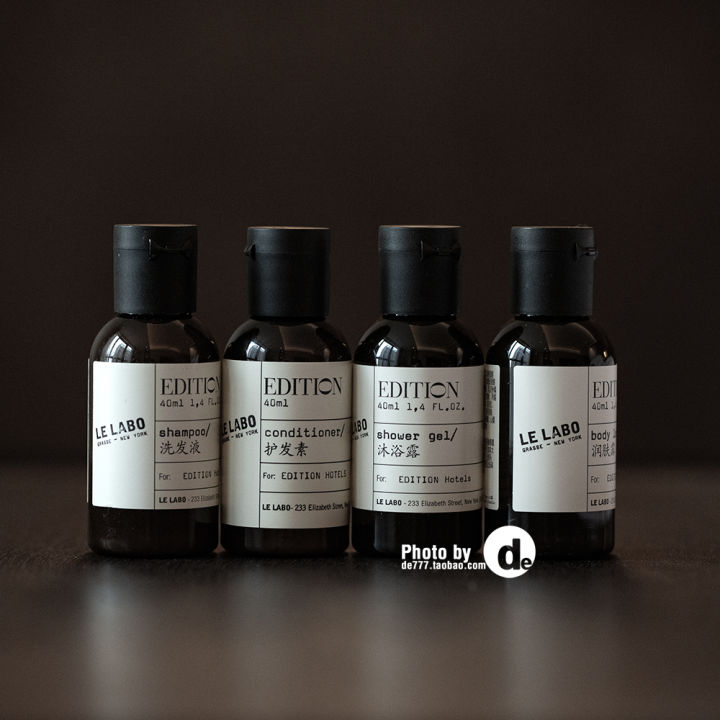 Edison Hotel LE LABO EDITION shampoo conditioner shower gel