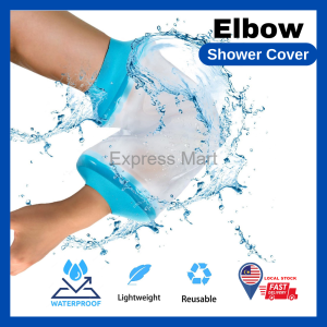 (LOCAL STOCK) Elbow Bath Shower Cover Waterproof Reusable Shower Case Upper Arm Wound Injury Cover Protector Keep Wound Bandage Dry Watertight Seal