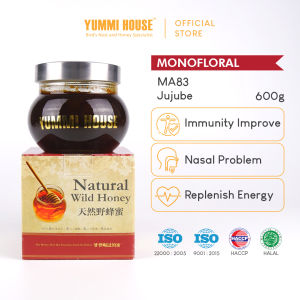 Yummi House MA83 Jujube Monofloral Wild Honey (Immunity Nasal Energy) - 600g