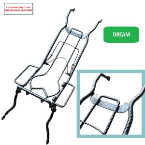 Baga mẫu CACBON Sơn tĩnh điện gắn xe Dream (MS04)
