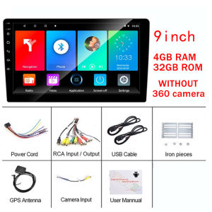 Android Car player 7/9/10inch 4G +32G 8 Core Double Din Car Radio Support WIFI GPS 360 Camera System RDS FM Radio Bluetooth Wireless CarPlay Android Auto