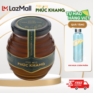 Mật Ong Hoa Xuyến Chi Cao Cấp Phúc Khang 500g - nguyên chất tự nhiên bồi bổ sức khoẻ