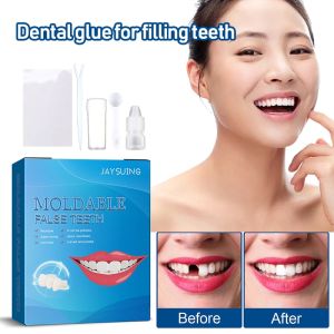 Temporary Tooth Repair Kit False Teeth Solid Glue Denture Missing Broken Teeth Shapeable Gutta-percha Filling False Teeth Tool