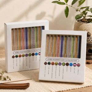 Korean Premium Incense Sticks 10 Scents Discovery Collection 90% Natural Vegan Home Fragrance