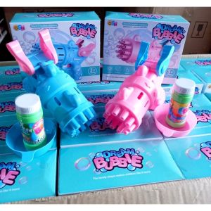 mainan anak bubble gun machine bazooka bubble rocket launcher