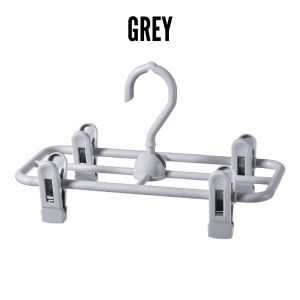 Multipurpose Pants Hanger Rotatable Trouser Socks Undergarments with Clips Organizer Laundry Drying Rack Wardrobe Closet
