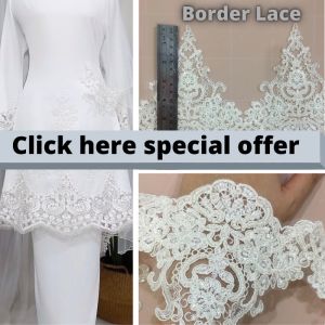 Renda Lace Manik Lace Pengantin Warna Putih Tinggi 16cm
